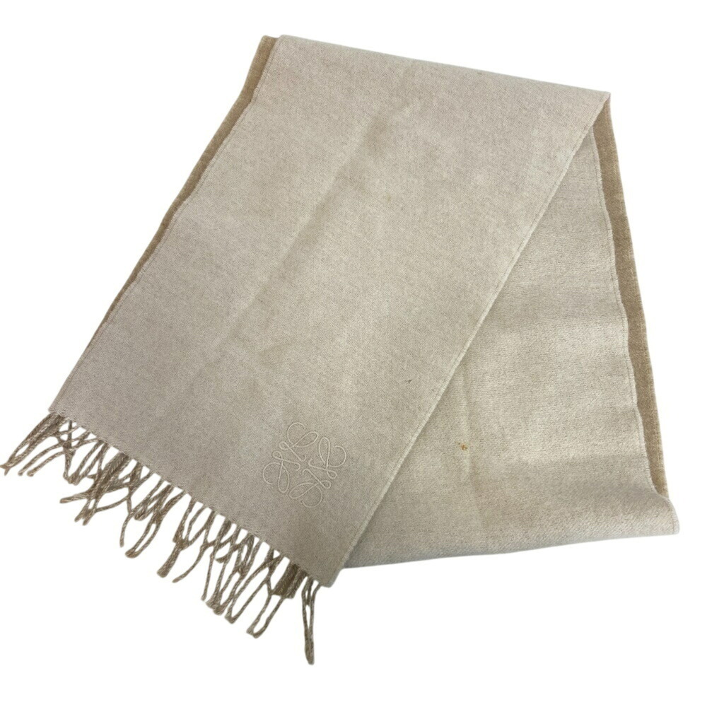 LOEWE Anagram Scarf, Beige
